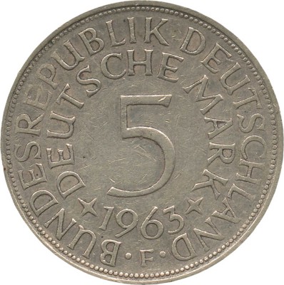 5 марок 1965 года
